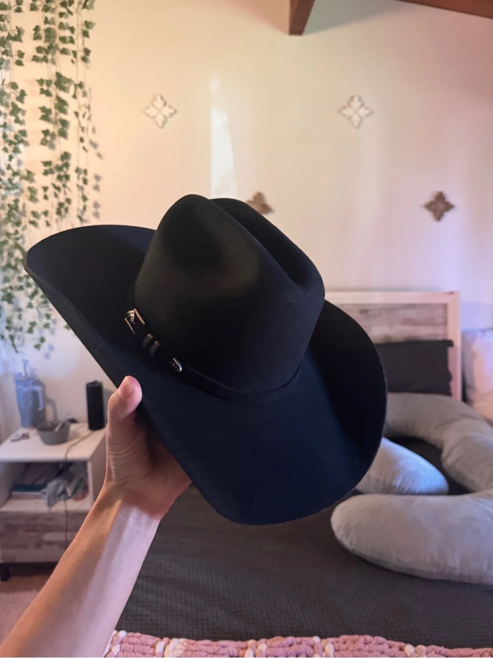 Stetson Black Felt Cowboy Hat